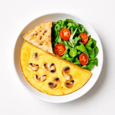 Omelette con Funghi (mit Champignons)