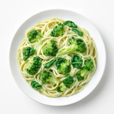 Spaghetti con Broccoli e Spinaci