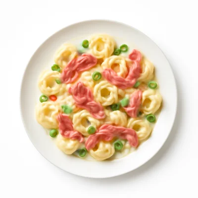 Tortellini Panna Prosciutto e Piselli