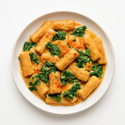 Rigatoni con Spinaci
