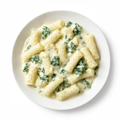 Rigatoni Gorgonzola-Spinat