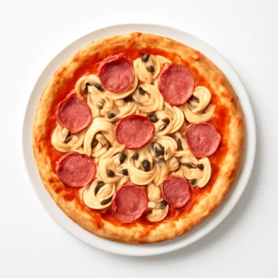 Pizza Funghi Salami