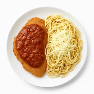 Scaloppina con Spaghetti