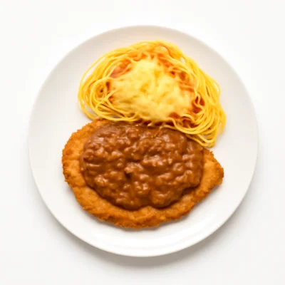 Petto di Pollo con Spaghetti