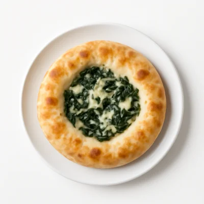 Gefülltes Pizzabrot (Spinat Aglio)
