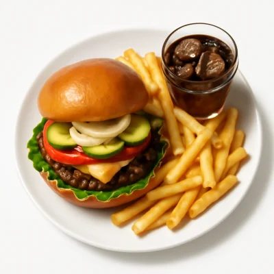 Hamburger Menü 125g