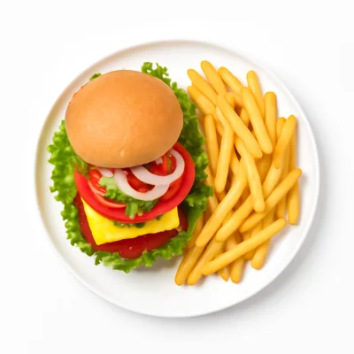 Cheeseburger Menü 125g