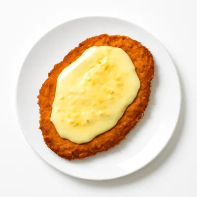 Gyros Schnitzel mit Holandaise Überbacken 