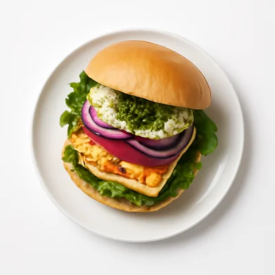 BURGER HELIOS VEGGIE mit Halloumi