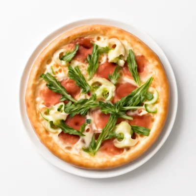 Pizza Panna e Prosciutto