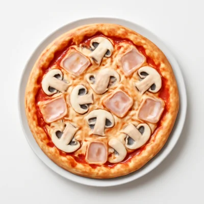 Pizza Funghi e Prosciutto