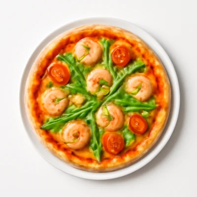 Pizza Gambas gigante