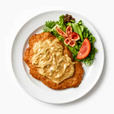 Schnitzel Zwiebeln