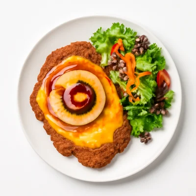 Schnitzel Hawaii BBQ