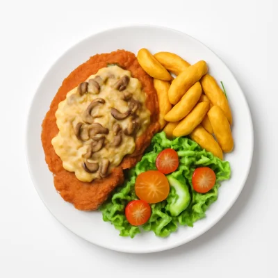 Champignon-Schnitzel