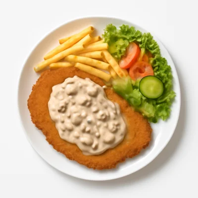 Schnitzel Funghi 