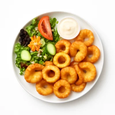 Frittura Calamari é Gamberi