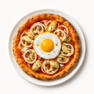 Pizza alla Bismarck 