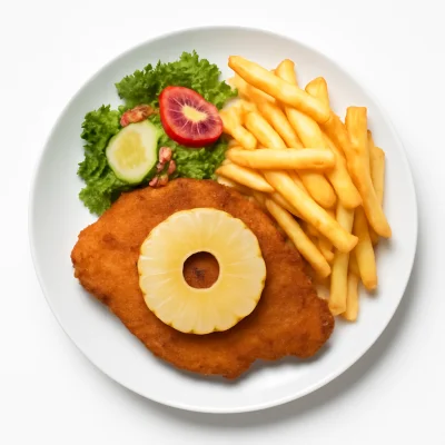 Schnitzel Hawai (Puten)