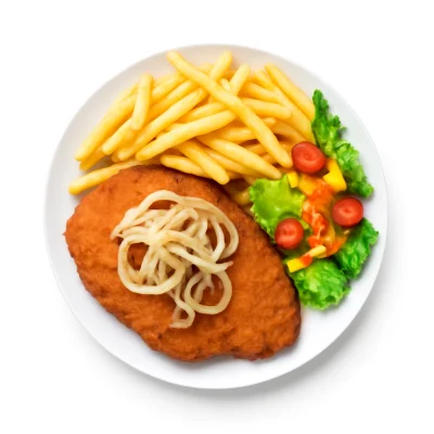 Schnitzel Cipolla (Hähnchen) 