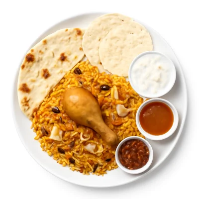 Biryani mit Hähnchenfleisch