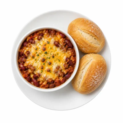 Chilli con Carne überbacken