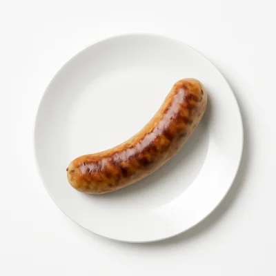 Bratwurst mit Brötchen