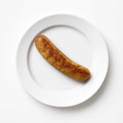 Veggie- Bratwurst mit Brötchen