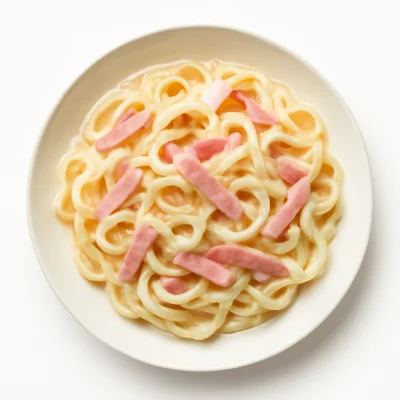 Pasta Panna e Prosciutto