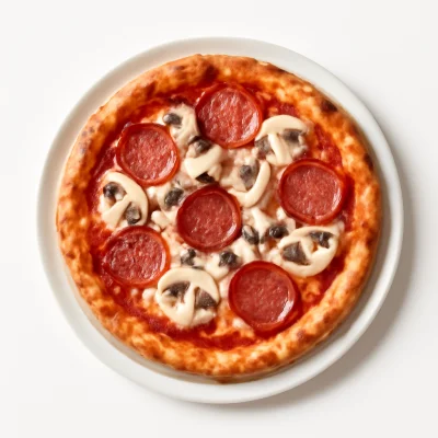 Pizza Funghi  Salame
