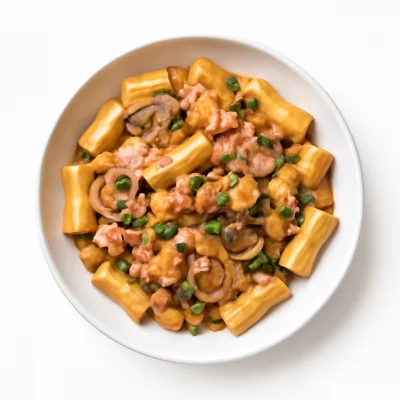 Rigatoni Art des Hauses