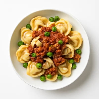 Tortellini Art des Hauses