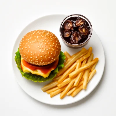 Cheeseburger Menü