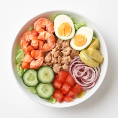 Salat Shrimps