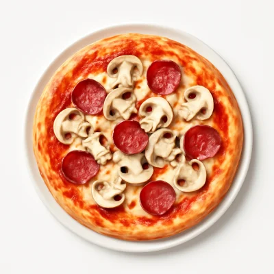 Pizza Funghi Salami