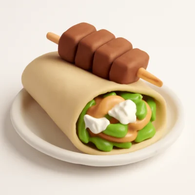 Drehspieß-Rolle