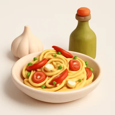 Pasta Aglio Olio (scharf)