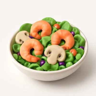 Salat alla Garnelen