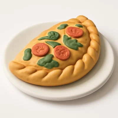 Calzone mit Spinat