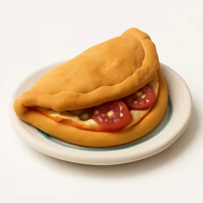 Calzone mit Salami