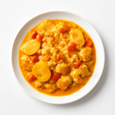 Kartoffel-Curry-Hähnchen-Auflauf