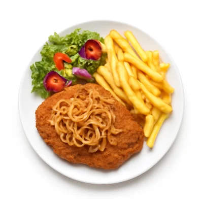 Zwiebel Schnitzel