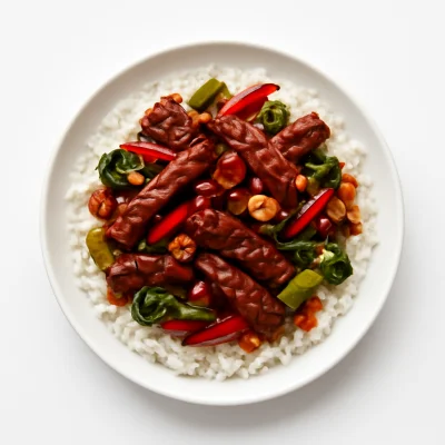 Rindfleisch Szechuan (Reis)