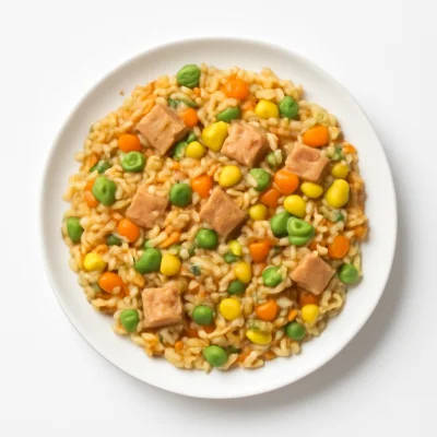 Gebratener Reis mit Schweinefleisch 
