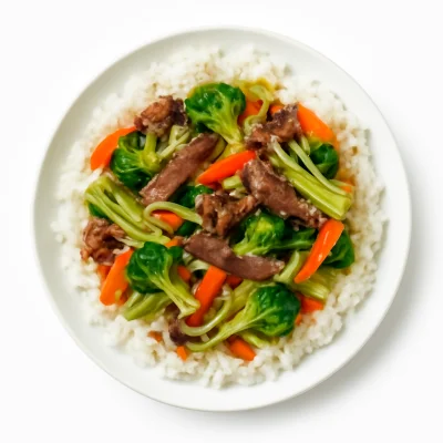 Rindfleisch Chop Suey (Reis)