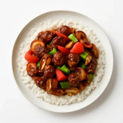 Rindfleisch Kung-Pao (Reis)
