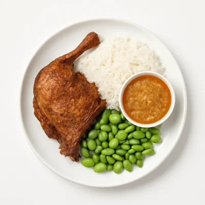 Knusprige Ente (Reis)