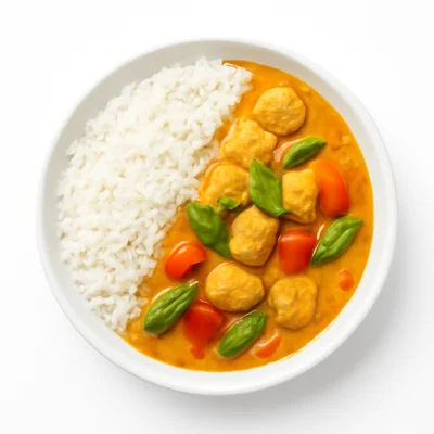 Thai-Curry vom Huhn (Reis)