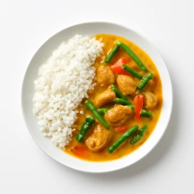 Thai-Curry vom Schwein (Reis)