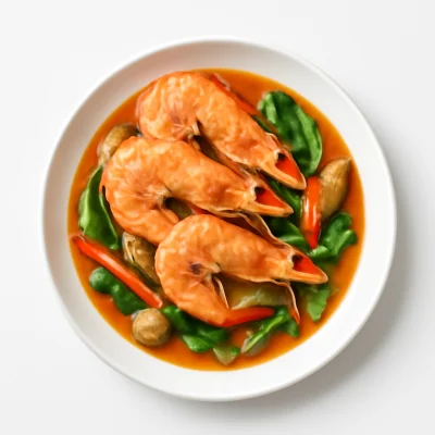Großgarnelen Thai Spezialität (Reis)